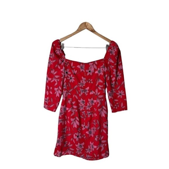 CAMILA COELHO Lidia Dress Pink Flora S 1014 - Picture 7 of 8